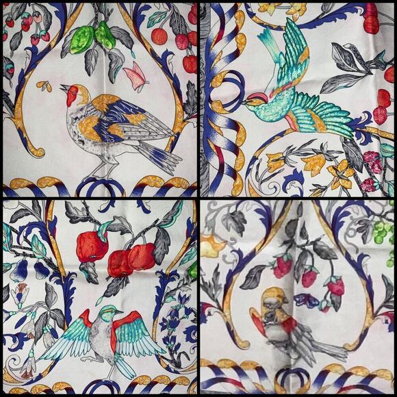 HERMES PIERRES D'ORIENT ET D'OCCIDENT SILK SCARF BY ZOE PAUWELS 90 CM SILK - Picture 6 of 16